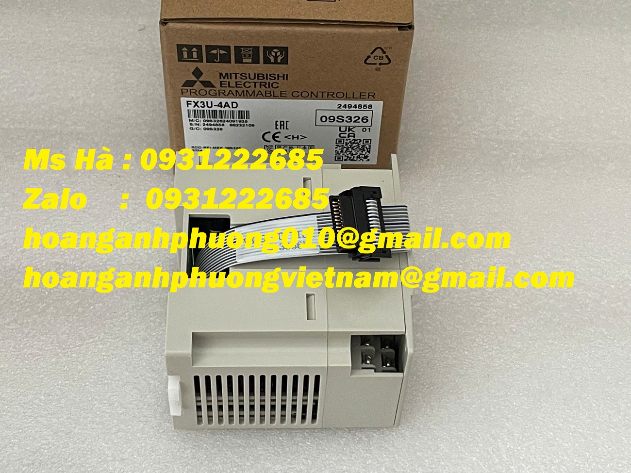 Ngõ vào analog | Mitsubishi FX3U-4AD | mô đun chất lượng cao